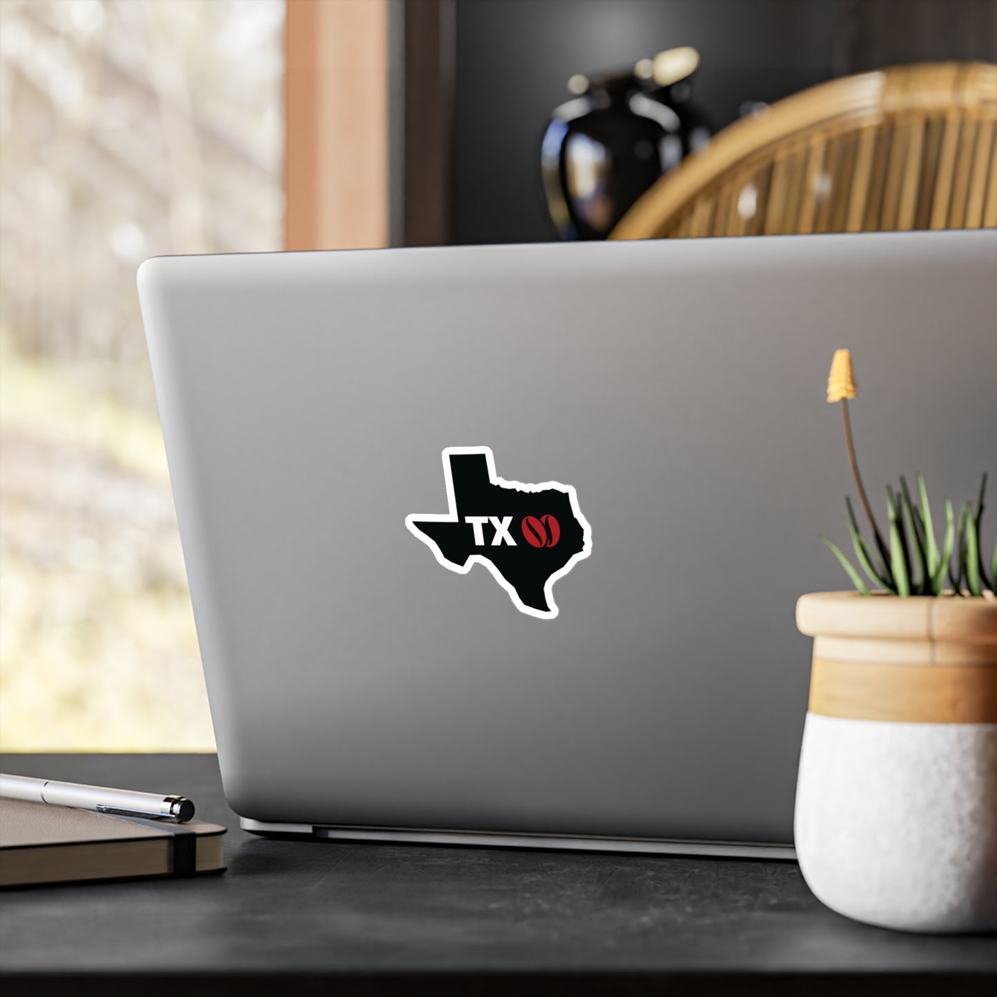 Texas Coffee Kiss-Cut Vinyl Decals